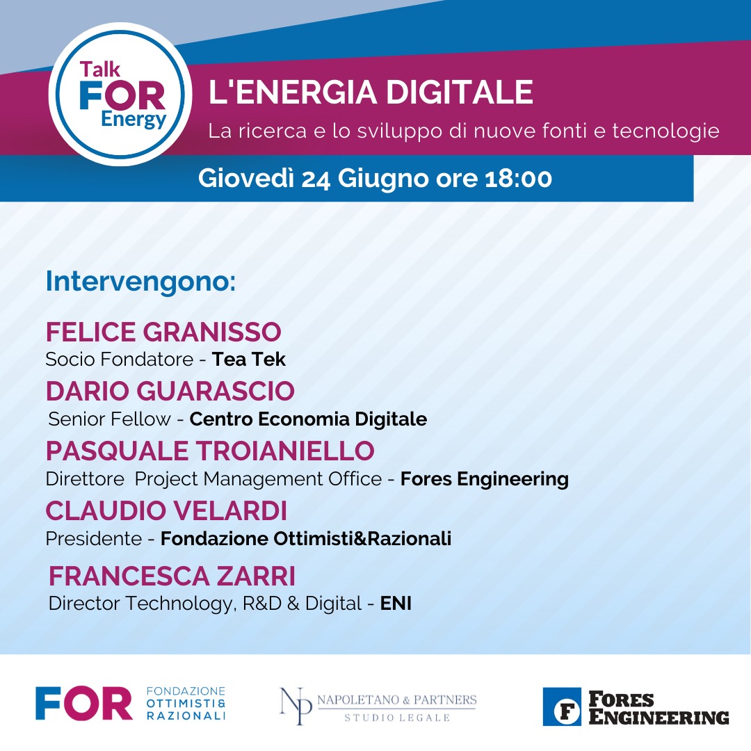 L'energia digitale - La ricerca e lo sviluppo di nuove fonti e tecnologie